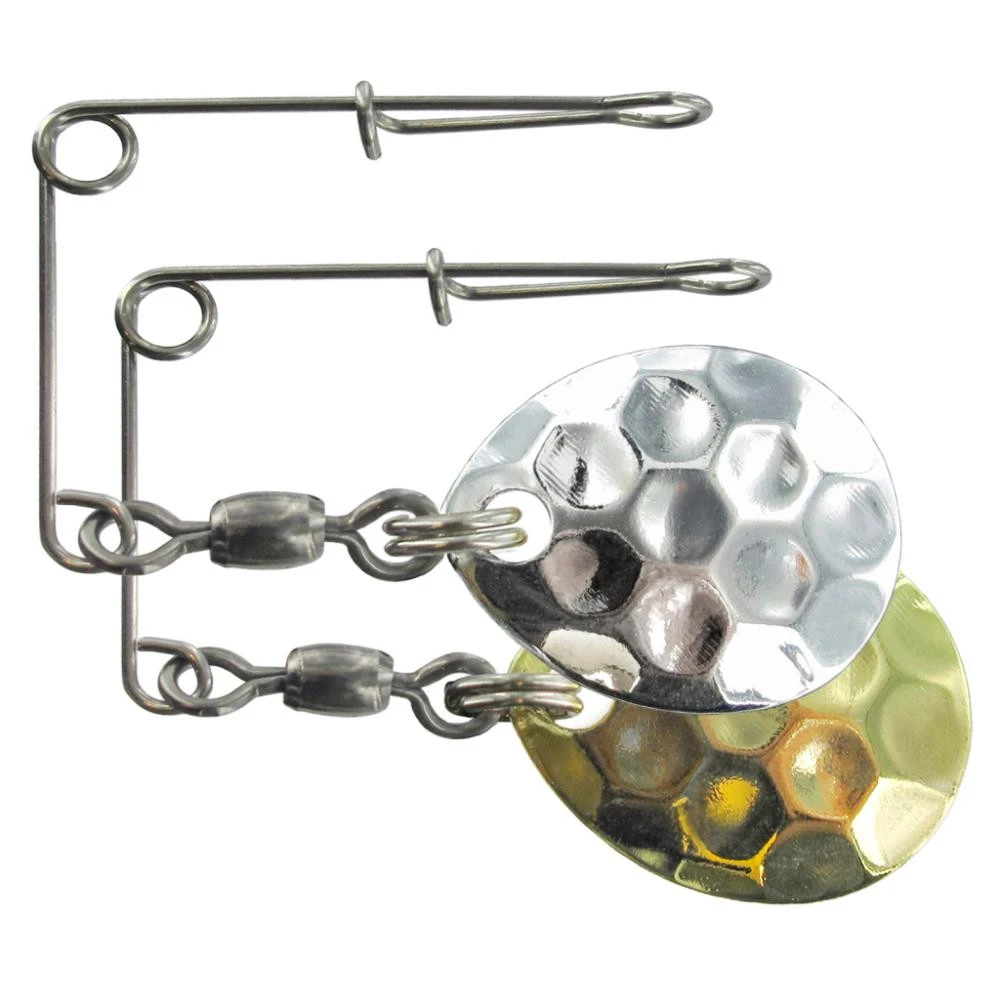 DEGA Spinnerbait - Spinnerblätter Gold/silber 3 DEGA Spinnerbait - Spinnerblätter Gold/silber