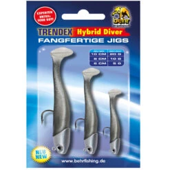 Behr Trendey Hybrid Diver - 3er Jigs -Angelausrüstung 60 15199 1280x1280