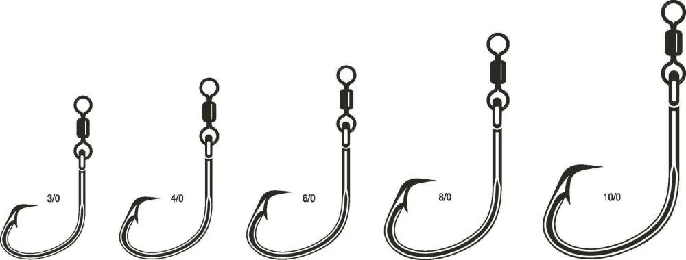 VMC 8386BS - Tuna Circle 360° Haken Mit Wirbel 4 VMC 8386BS - Tuna Circle 360° Haken Mit Wirbel – Bild 2