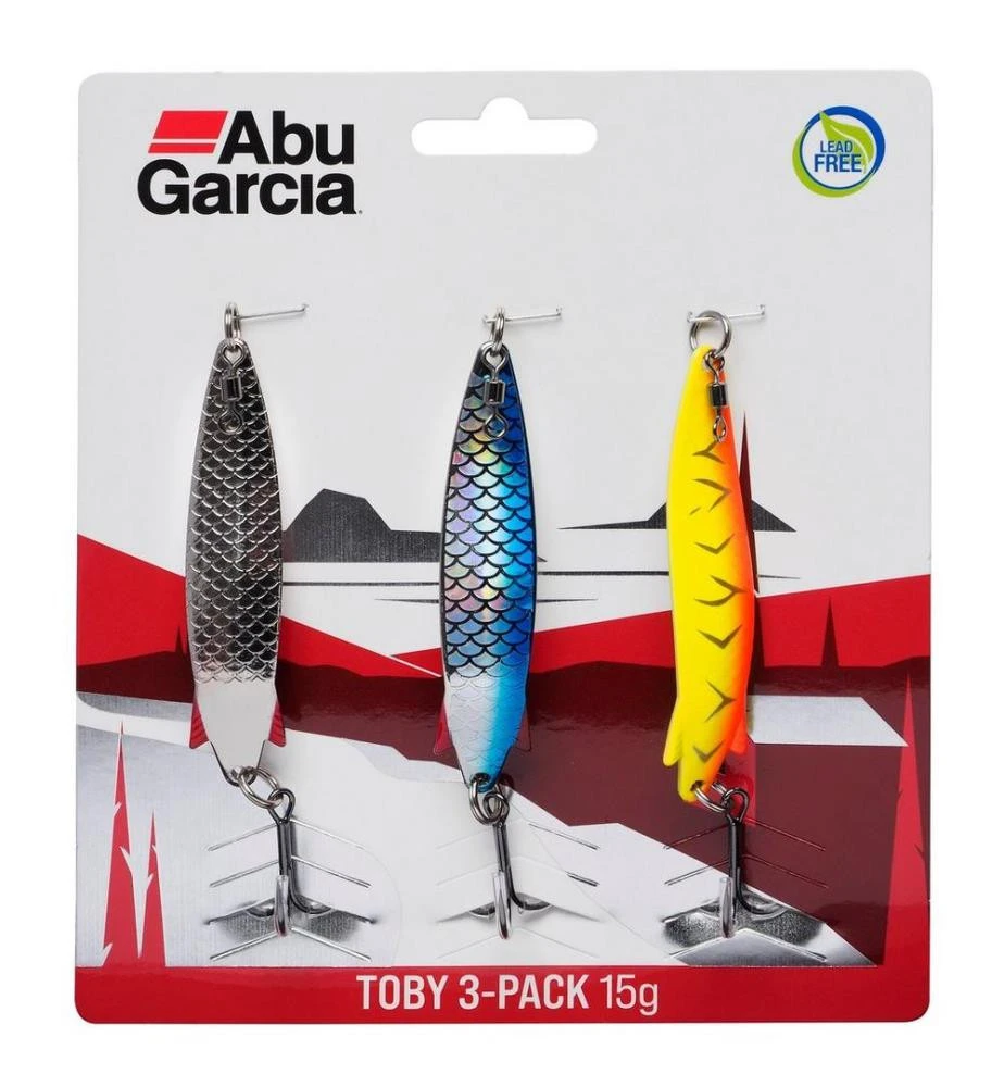 Abu Garcia Toby 3-Pack - 3er Küstenblinker Set 3 Abu Garcia Toby 3-Pack - 3er Küstenblinker Set