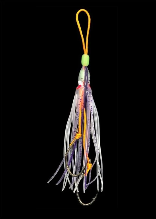 DEGA UV Octopus Beifänger-Vorfach Mit Zwei Haken 6 DEGA UV Octopus Beifänger-Vorfach Mit Zwei Haken – Bild 4