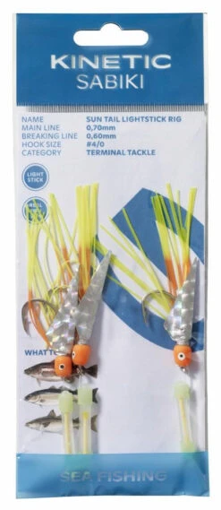 Kinetic Sabiki Sun Tail Lightstick Vorfach