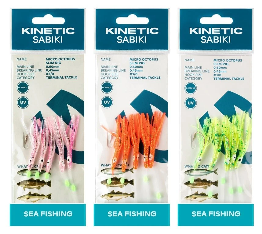 Kinetic Sabiki Micro Octopus Slim Rig - Vorfach 7 Kinetic Sabiki Micro Octopus Slim Rig - Vorfach – Bild 5