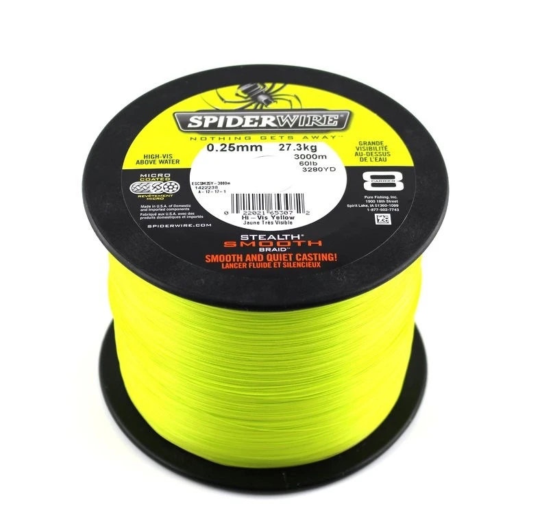 SPIDERWIRE Stealth Smooth 8 Yellow - 8-fach Geflochtene 6 SPIDERWIRE Stealth Smooth 8 Yellow - 8-fach Geflochtene – Bild 4