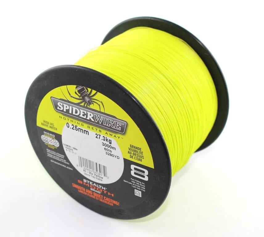 SPIDERWIRE Stealth Smooth 8 Yellow - 8-fach Geflochtene 7 SPIDERWIRE Stealth Smooth 8 Yellow - 8-fach Geflochtene – Bild 5