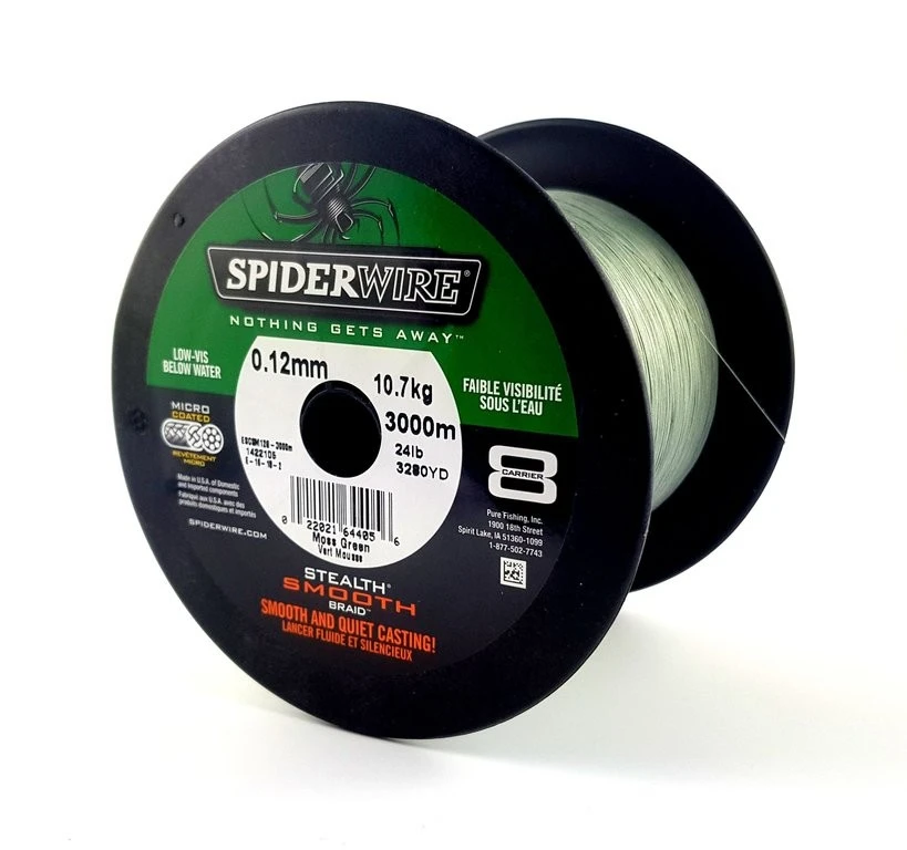 SPIDERWIRE Stealth Smooth 8 Moss Green - 8-fach Geflochtene 3 SPIDERWIRE Stealth Smooth 8 Moss Green - 8-fach Geflochtene