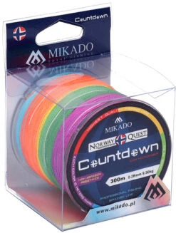 MIKADO Norway Quest Countdown - Geflochtene Angelschnur -Angelausrüstung Z46M 016 300 17jCzukJSax4cz 1280x1280